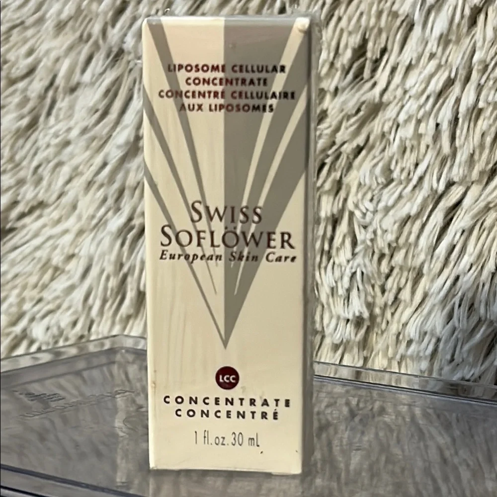 Swiss Soflower European Skincare Lipsome Cellular Concentrate‎ 1 Fl Oz New